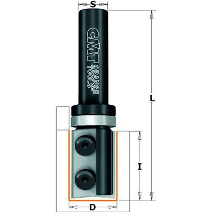 CMT Orange Tools 656.190.11 Fräser Klingen wendbar S 8 D 19 x 29.5 Z2 DX