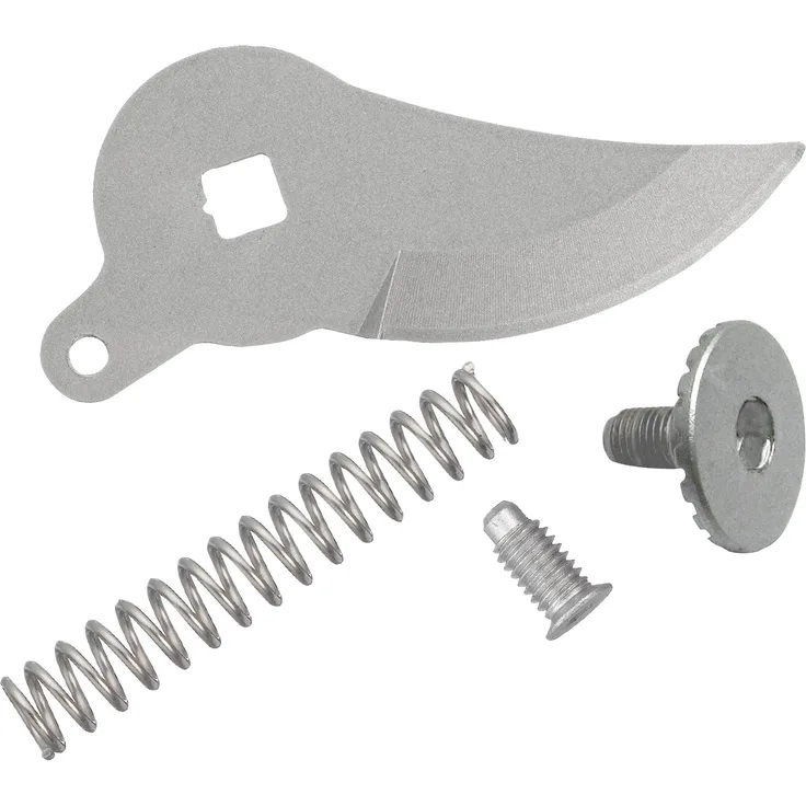 Fiskars Original Ersatz-Klinge, Feder und Schrauben für Fiskars Bypass Gartenschere P100, Gehärteter Edelstahl, Grau, 1026279