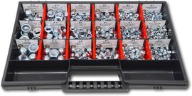 Muttern Sortiment M4-M5-M6-M8-M10-M12 554 tlg. Schraubenbox
