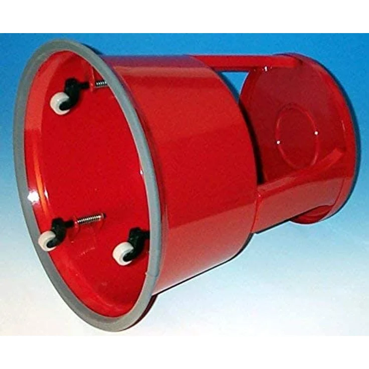 Wedo 212202 Rollhocker Step aus Kunststoff, Höhe 43 cm, Tragkraft 150 kg, rot – Bild 2