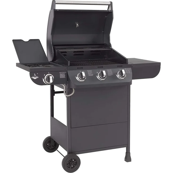 El Fuego Barbecue El Fuego Gasgrill Columbus mit 3 Brenner 1 Seitenbrenner Grillwagen – Bild 2