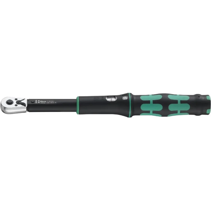 Wera 05075620001 Click-Torque C 1 Drehmomentschlüssel mit Umschaltknarre Schwarz, Grün, 1-2'', 10-50 Nm – Bild 1