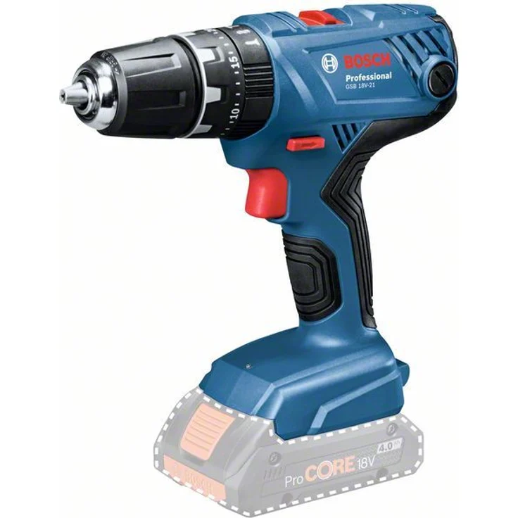 Bosch Professional Akku-Schlagbohrschrauber GSB 18V-21, ohne Akku und Ladegerät - 06019H1176 – Bild 1