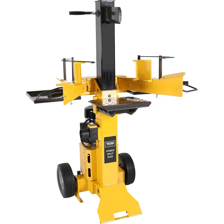 TEXAS Power Split 820V Profi Brennholzspalter Holzspalter Spalter 8t Tonnen 230V