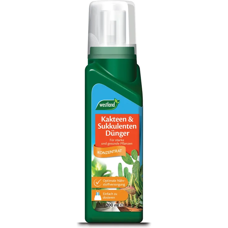 WESTLAND Kakteen und Sukkulenten Dünger, 200 ml