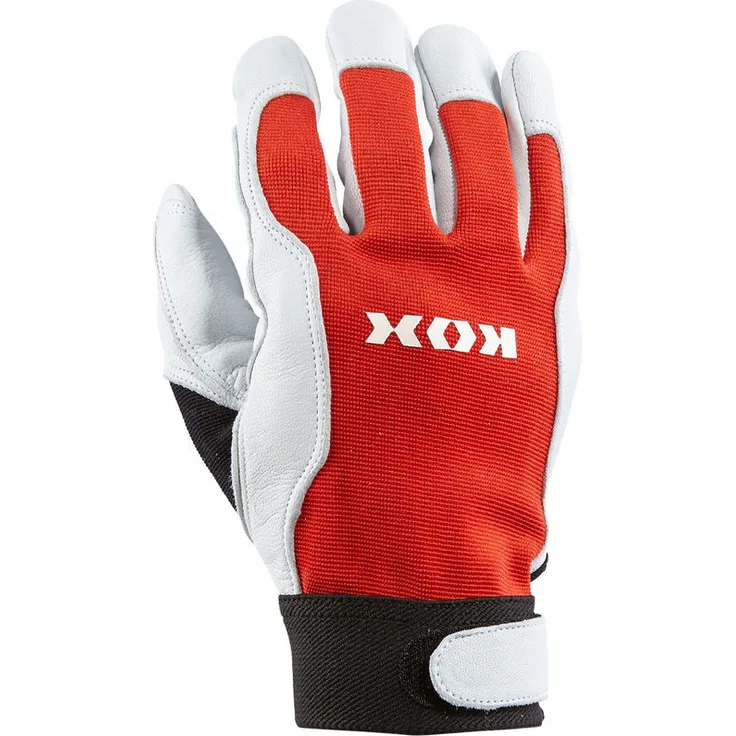 KOX Forest Grip Forsthandschuh, Rot, Größe 10