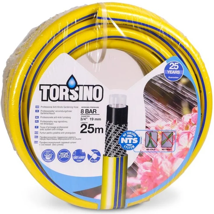 mega 3/4 (19mm) TORSINO Wasserschlauch 25m Bewässerungszubehör