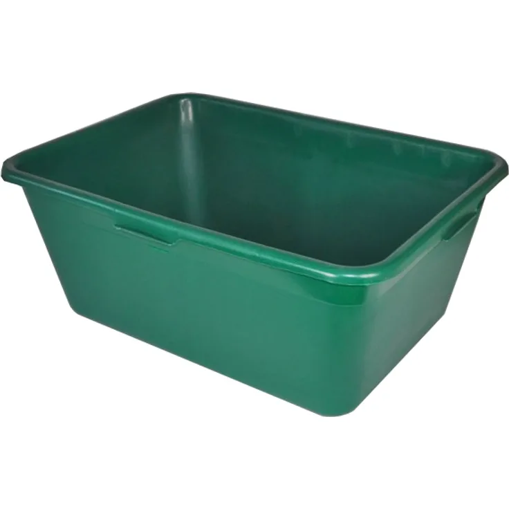 BURI 2er Set Jagdwanne Wildwanne 40 Liter grün