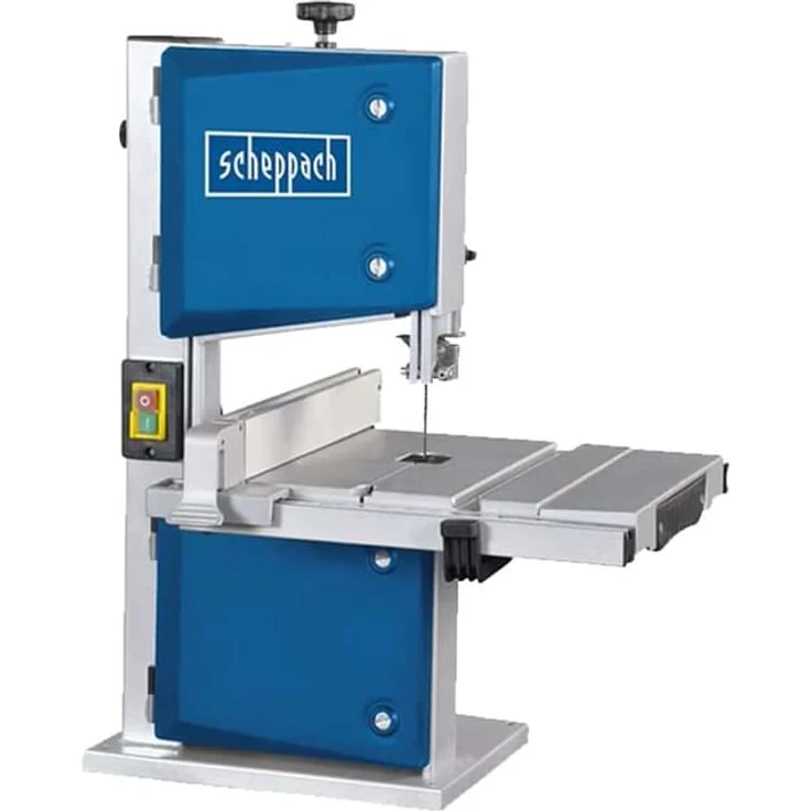 Scheppach HBS30 Bandsäge Holzbandsäge Holzsäge Tischsäge Säge inkl. 3 Sägebänder | 230 Volt | 350 Watt | max. Durchlasshöhe: 80 mm | max. Durchlassbreite: 200 mm – Bild 2