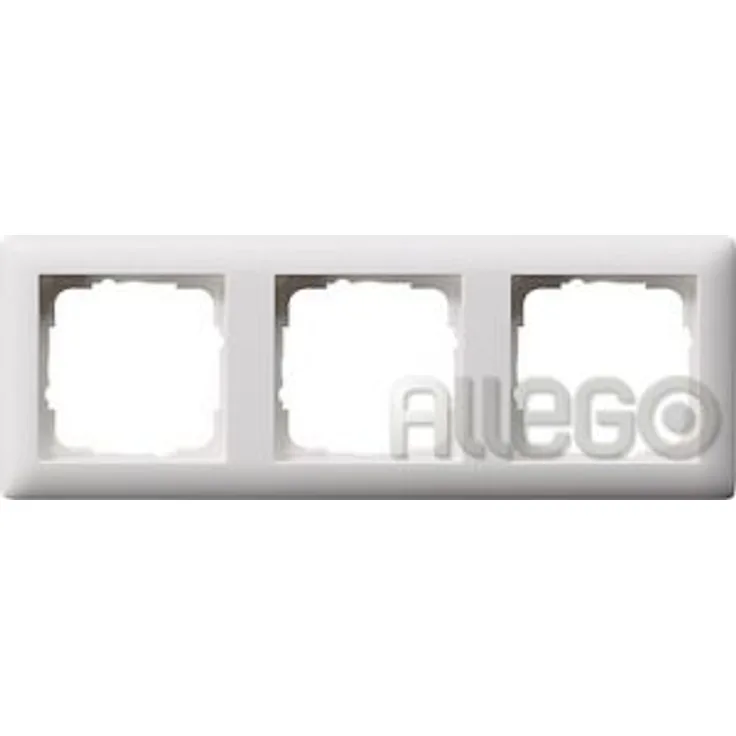 Gira Rahmen 021304 3fach Standard 55 reinweiss matt - Preisvergleich