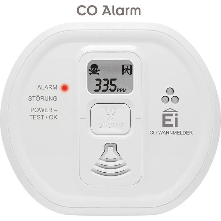 Ei Electronics Ei208D CO Kohlenmonoxidmelder (mit Display und Batterie) – Bild 7