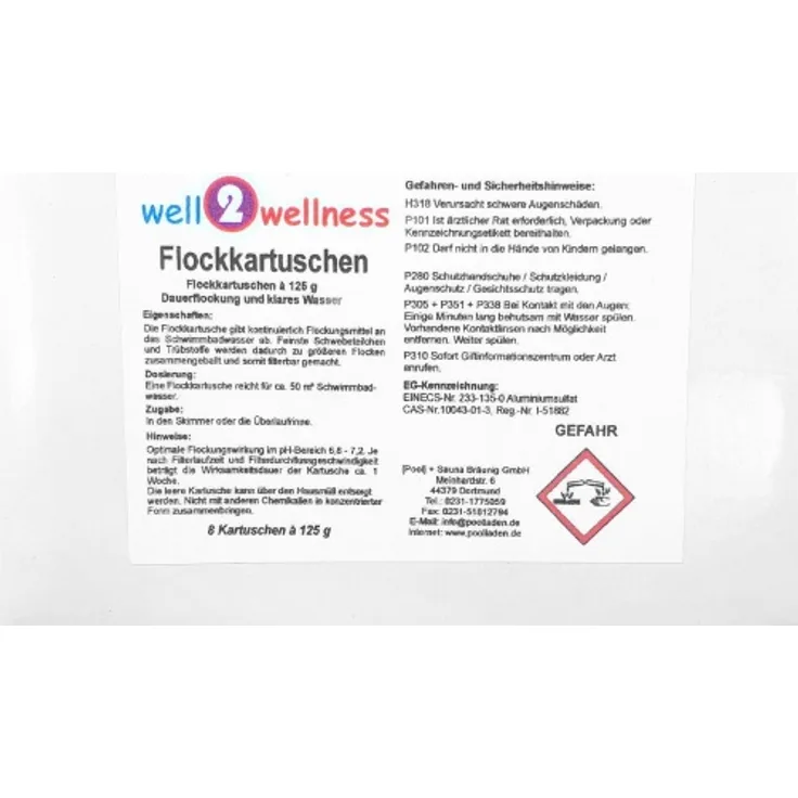 well2wellness Flockkartuschen 1,0 kg