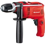 Einhell Schlagbohrmaschine TC-ID 650 E (650 W, Bohrleistung Ø Holz 25 mm, Beton 13mm, Metall 10 mm, Metall-Tiefenanschlag, Gürtelhaken)