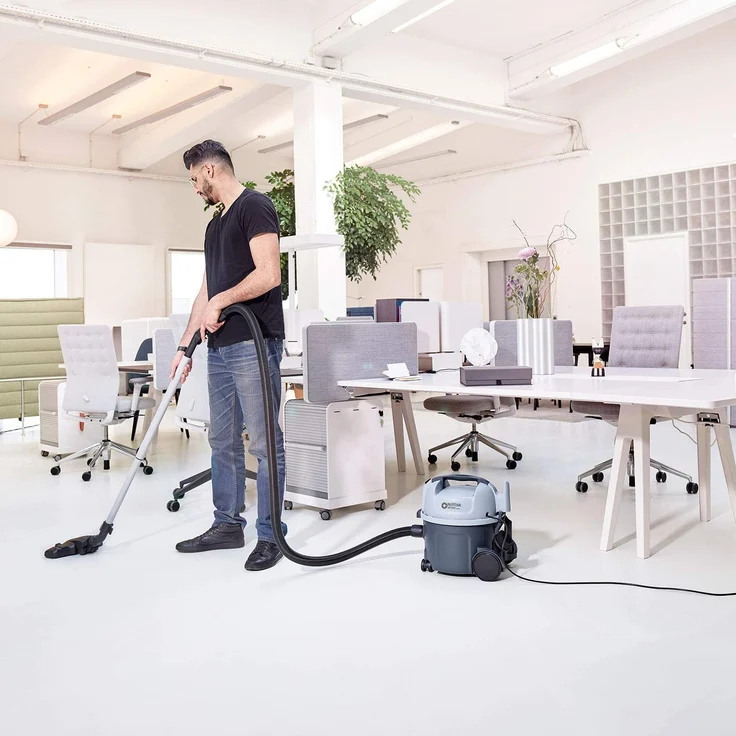 Nilfisk VP300 HEPA Basic Gewerbesauger 107415322, 73 dB beutellos 10 Liter 10 m Kabel für Teppichböden – Bild 8
