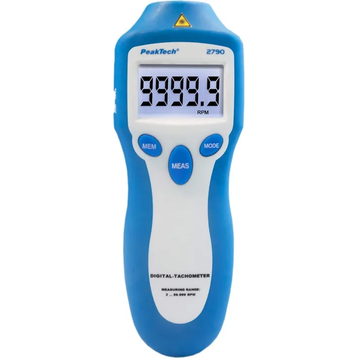 PeakTech Drehzahlmessgerät 2...99999 U-min 0.1 U-min ±0.05% PeakTech 2790
