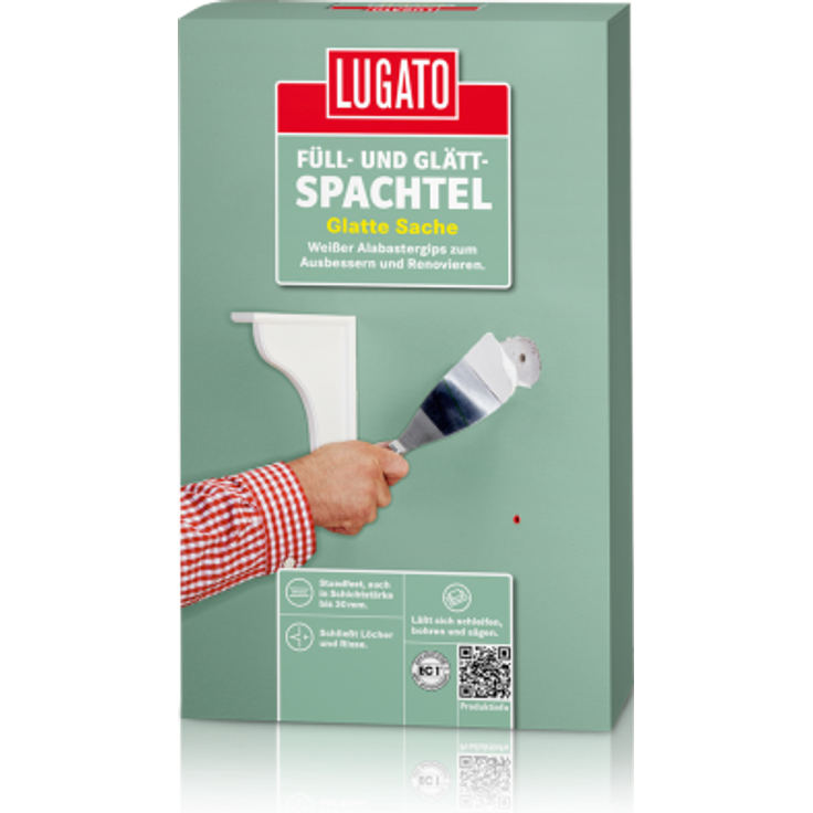 Lugato Glatte Sache Füll- und Glättspachtel 5kg Fugenspachtel Nr. 6010 Alabaster