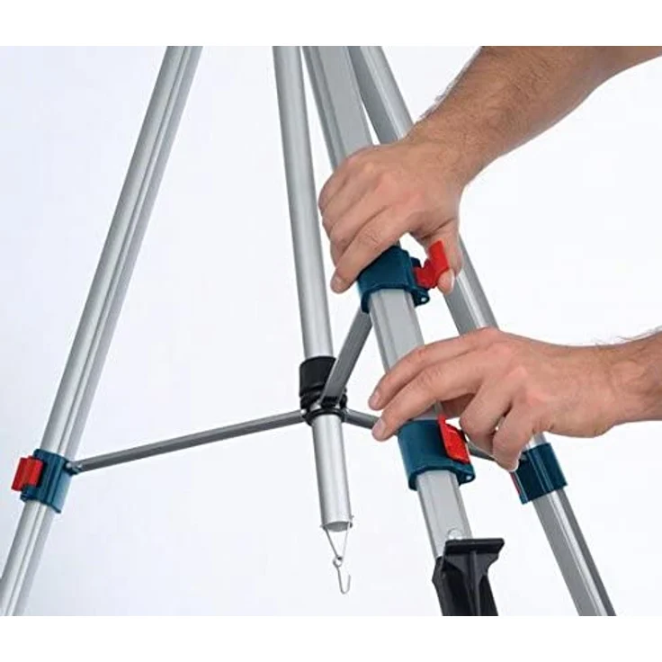 Bosch Professional Baustativ BT 250 Arbeitshöhe: 97,5 -250 cm Gewicht: 3,4 kg Stativ-Gewinde: 1-4 Zoll – Bild 3