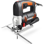 WORX WX478.1 Stichsäge, 650W mit Werkzeugkoffer ? Pendelhubsäge mit Drehzahlelektronik für präzises Sägen von Holz, Metall & PVC, 1 Stück