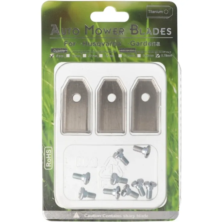 AccuCell Ersatzmesser passend für Gardena Mähroboter R38Li, R40Li, R45Li, R50Li, R70Li, R