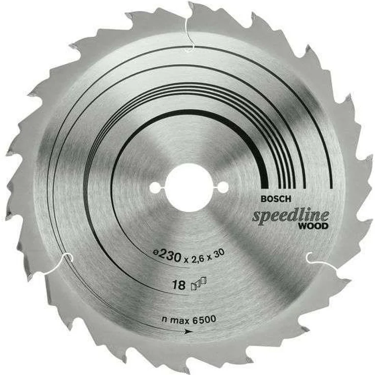 Bosch Professional Zubehör 2608640805 Kreissägeblatt Speedline Wood 230 x 30 x 2,6 mm, 30 – Bild 1