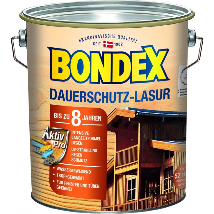 Bondex Dauerschutz-Lasur 4 l, eiche hell – Bild 1