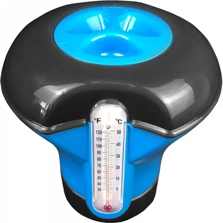 well2wellness Dosierschwimmer für 200g Tabletten inkl. Thermometer – Bild 1