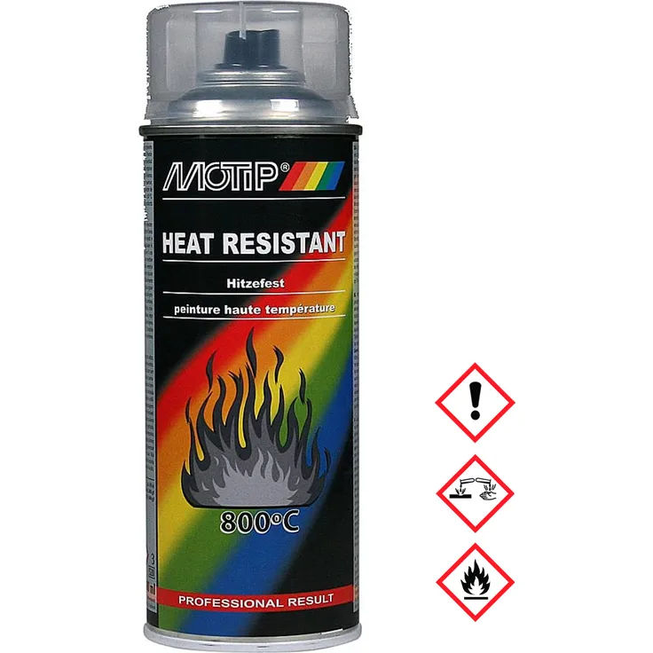 Motip Dupli - Motip Hitzefest Klarlack Hochtemperaturbeständig bis 800 Grad 400ml - transparent