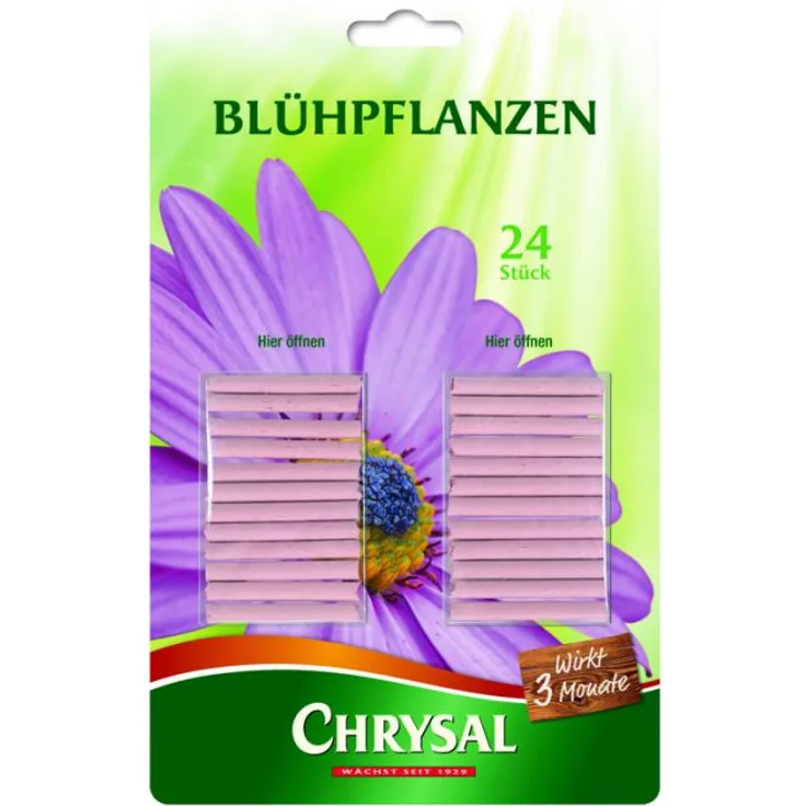 Chrysal Blühpflanzen-Düngestäbchen Düngemittel