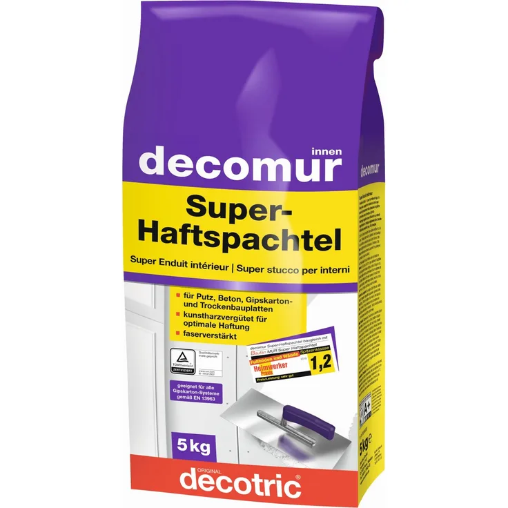 Decotric Super-Haftspachtel Decomur 5 kg 