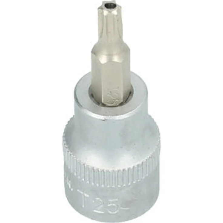 Brilliant Tools BT021931 3-8'' TORX Schraubendreher-Einsatz, m.Boh rung, 48mm, T45 [Powered by KS TOOLS]