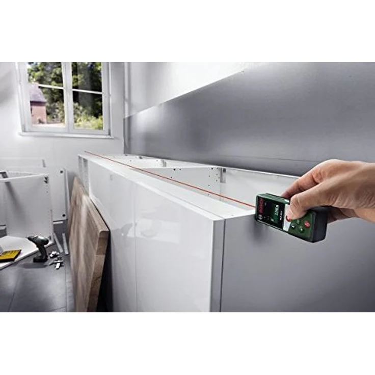 Bosch Laser-Entfernungsmesser PLR40C (2 x AAA Batterien, Messbereich 0,05 40,00 m, in Blisterverpackung) – Bild 3