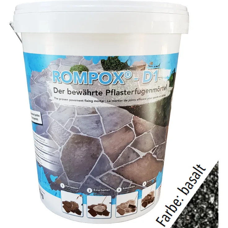 Romex ROMPOX D1 Pflasterfugenmörtel 2K Basalt 25kg