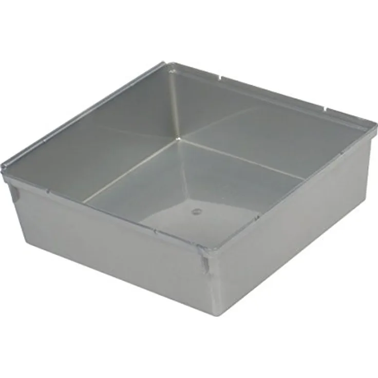 keeeper Ordnungssystem 15x15, Polypropylen, Silber, 15 x 15 x 5 cm