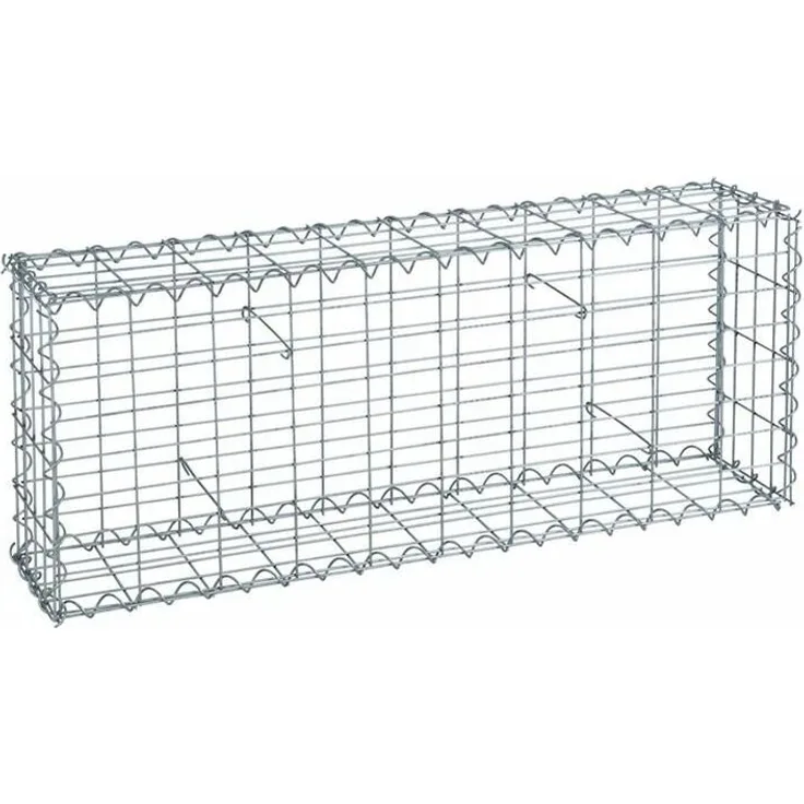 Gabione Steingabionen Steinkorb Wand Drahtkorb Draht Mauer 20 cm tief 5x10 cm 100x40x20cm