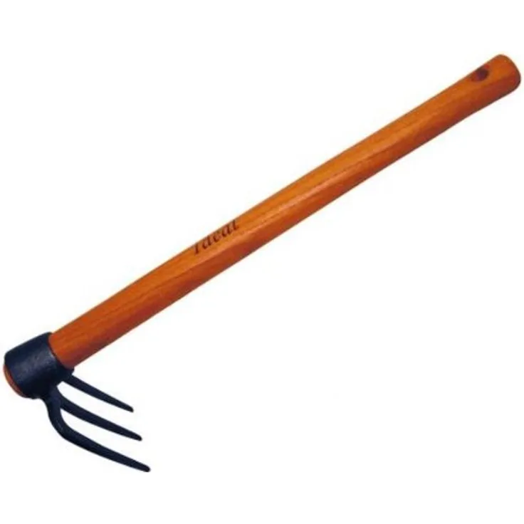 Ideal Kleinhacke ''Exclusiv'' mit 3 Zinken, Braun/Grau, 40 x 13.8 x 7.3 cm