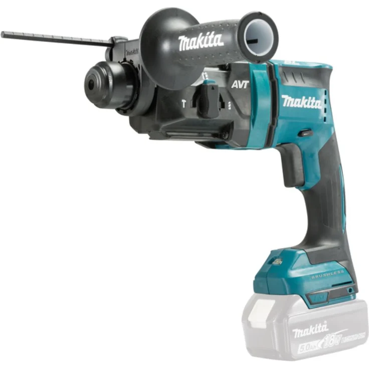 Makita DHR182Z Akku-Bohrhammer 18 V, max. Leerlaufdrehzahl: 1.350 U-min, Schlagstärke: 1,7 Joule - ohne Akku, ohne Ladegerät, ohne Koffer – Bild 1