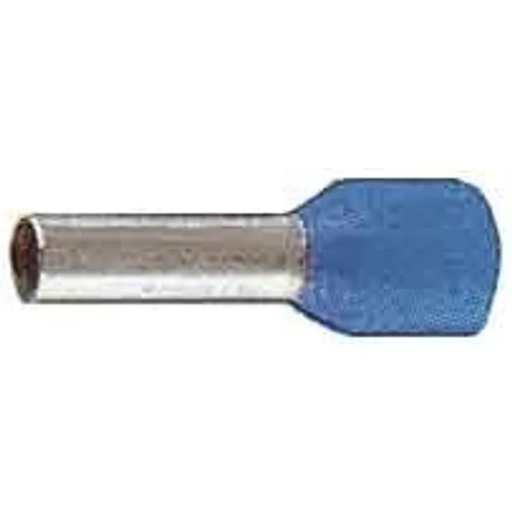 KLAUKE Aderendhülse m. Kragen blau 2,50 mm² L=8mm 173-B