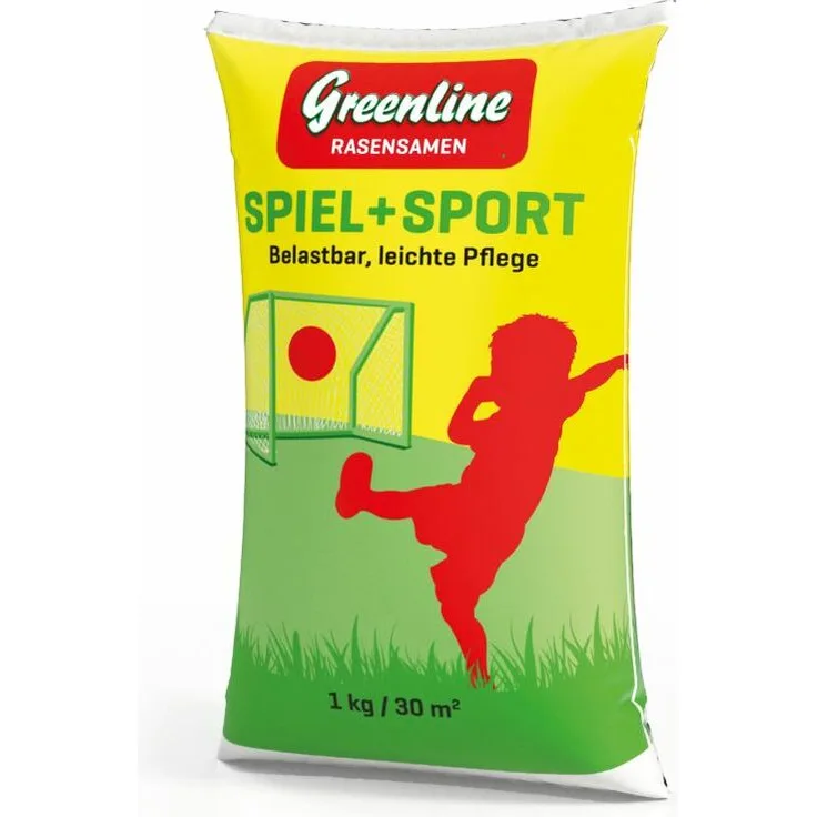 Greenline Spiel + Sport (1 kg) Rasensamen von Feldsaaten Freudenberger - Greenline