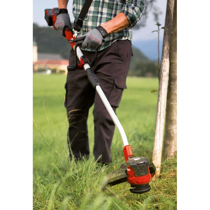 Einhell Akku Rasentrimmer GE-CT 36-30 Li E - Solo Power X-Change (Lithium Ionen, 2x 18 V Akku, 9.000 U-min, elektr. Drehzahlregulierung, Tragegurt, Split Schaft, Softgrip, ohne Akku und Ladegerät) – Bild 9
