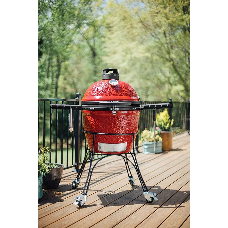 Kamado Joe - Classic II Holzkohlegrill, 122 x 118 x 71 cm, Ø Grillfläche 46 cm – Bild 7