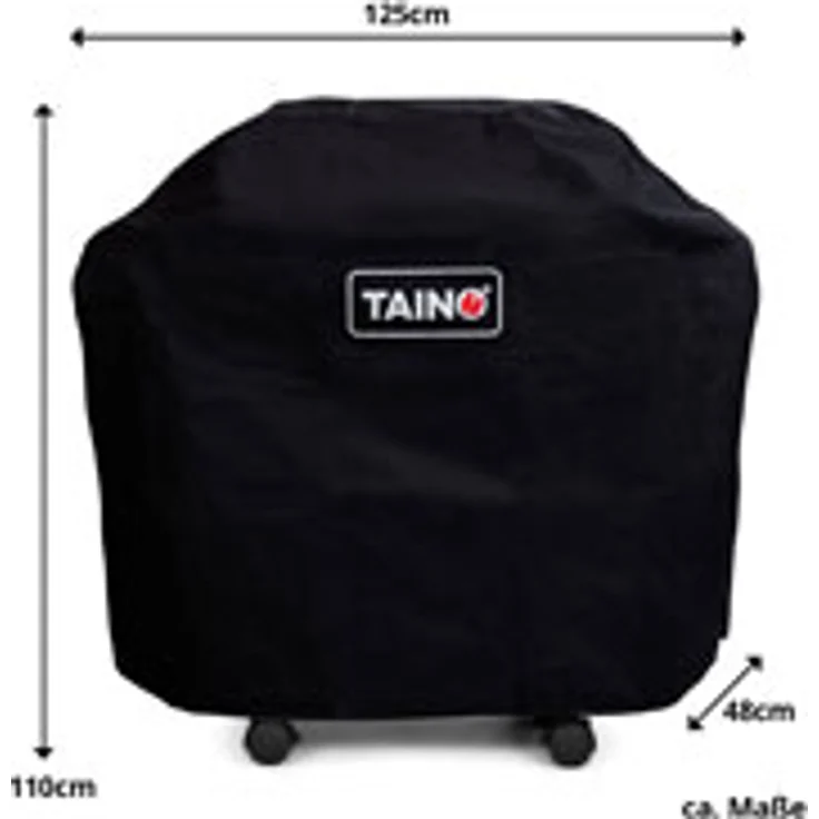 TAINO Abdeckhaube 2 Brenner PLATINUM BLACK – Bild 3