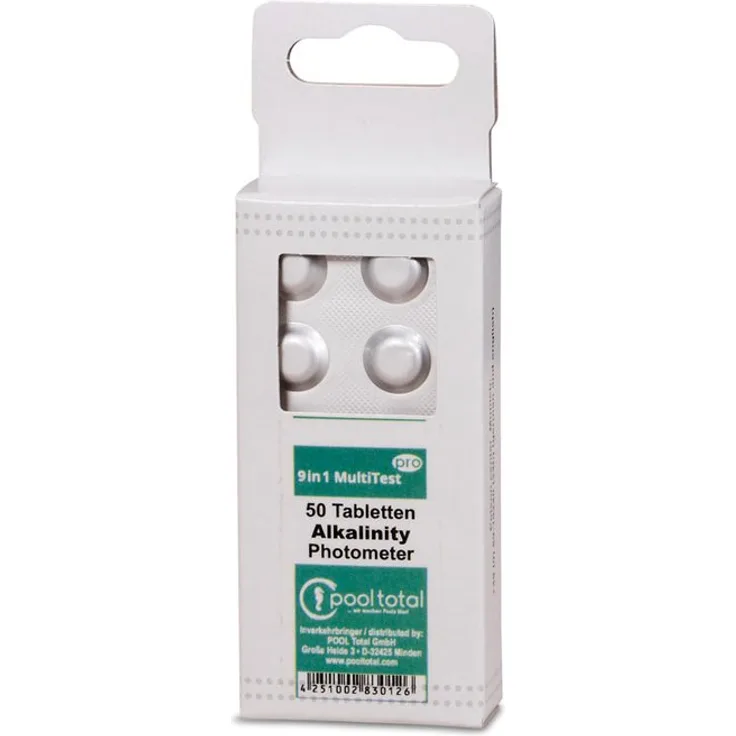 POOL Total 50 Testtabletten Alka-M Photometer