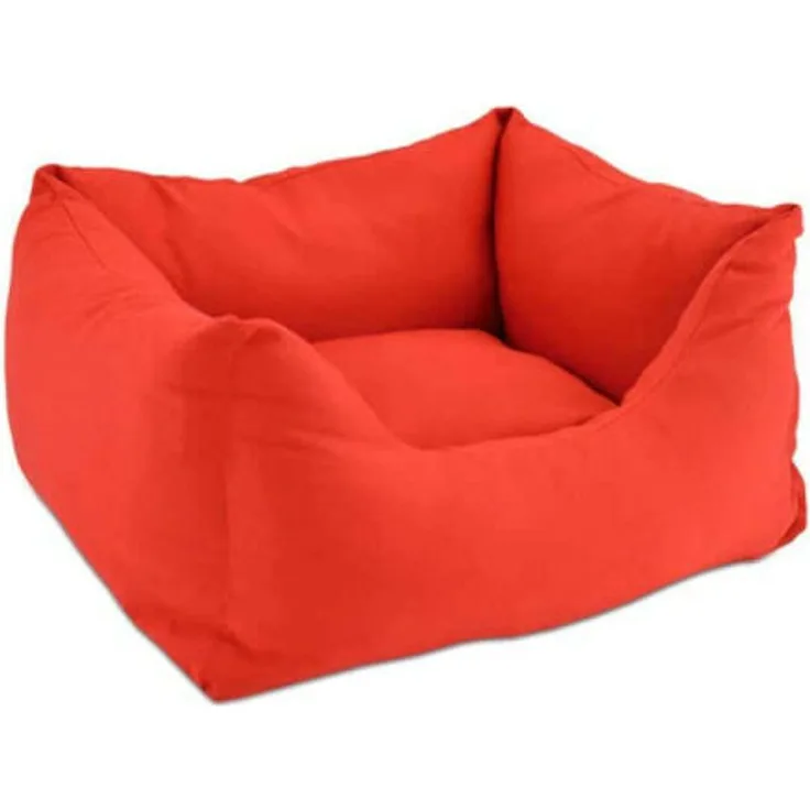 Schaumstoffkorb für Hunde und Katzen - Rot - 59x50x20cm - Nayeco