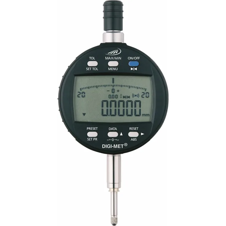 Messuhr DIGI-MET IP42 12,5mm Abl.mm 0,0005 dig.H.PREISSER