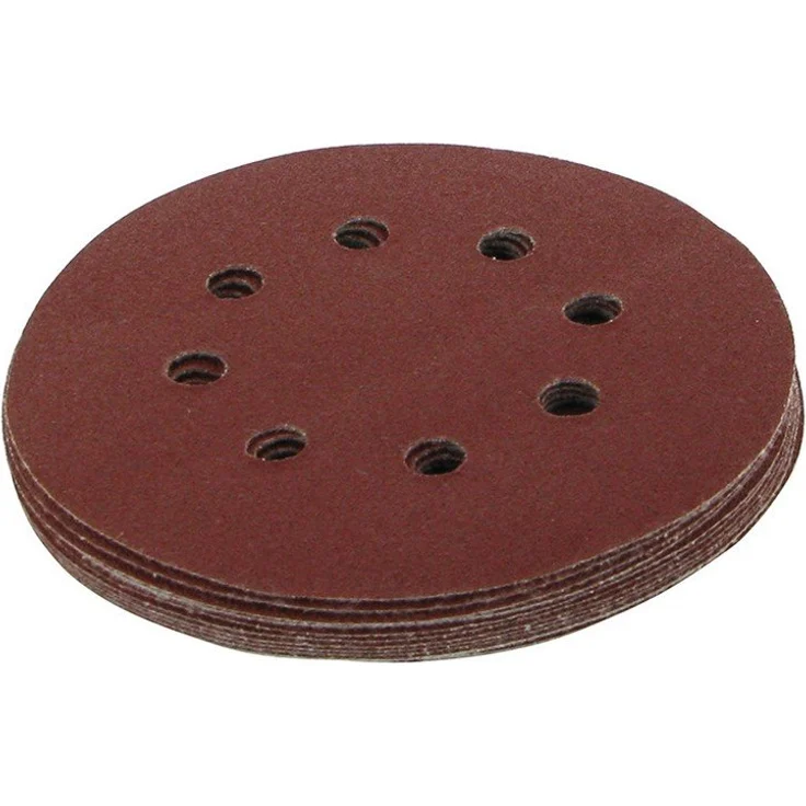 Silverline 633955 Klettschleifscheiben, gelocht, 125 mm, 10er-Pckg. 80er-Körnung - Preisvergleich