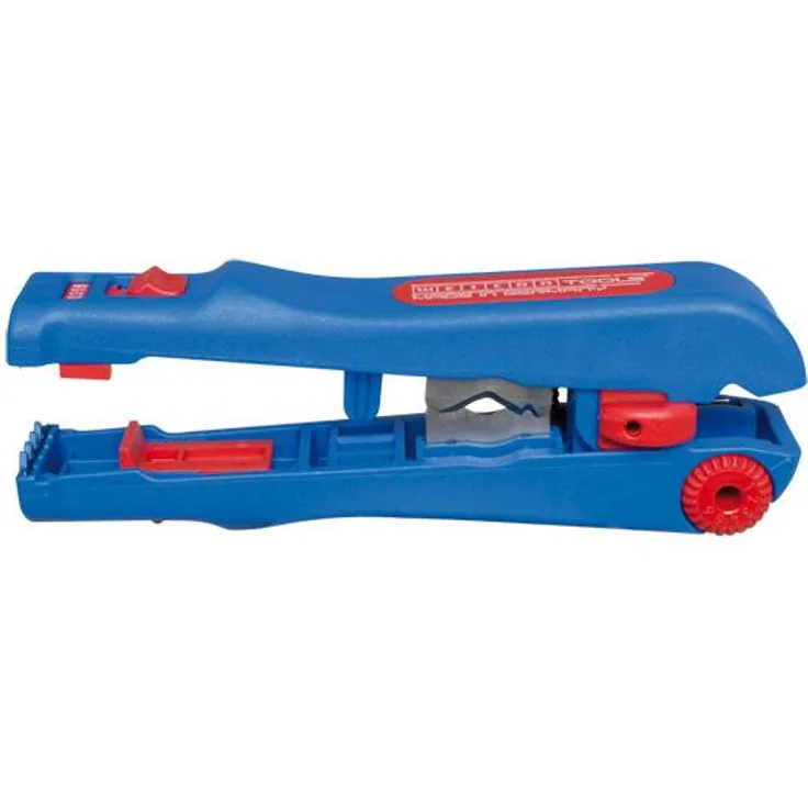 WEICON 52000030 Data-Strip No.30 Mikroabisolierer mit Seitenschneider für Netzwerkkabel, 125mm, blau-rot