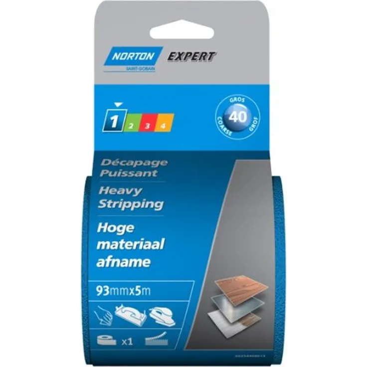 Norton expert Norgrip-Rolle 93 mm x 5 m, P40