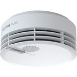 Hekatron 31-5000020-06-02 Rauchmelder Genius PLUS mit integrierter Batterie lange - inkl. 1 x Klebepad - App-unterstützt - Rauchwarnmelder in Weiß - 1 Stück