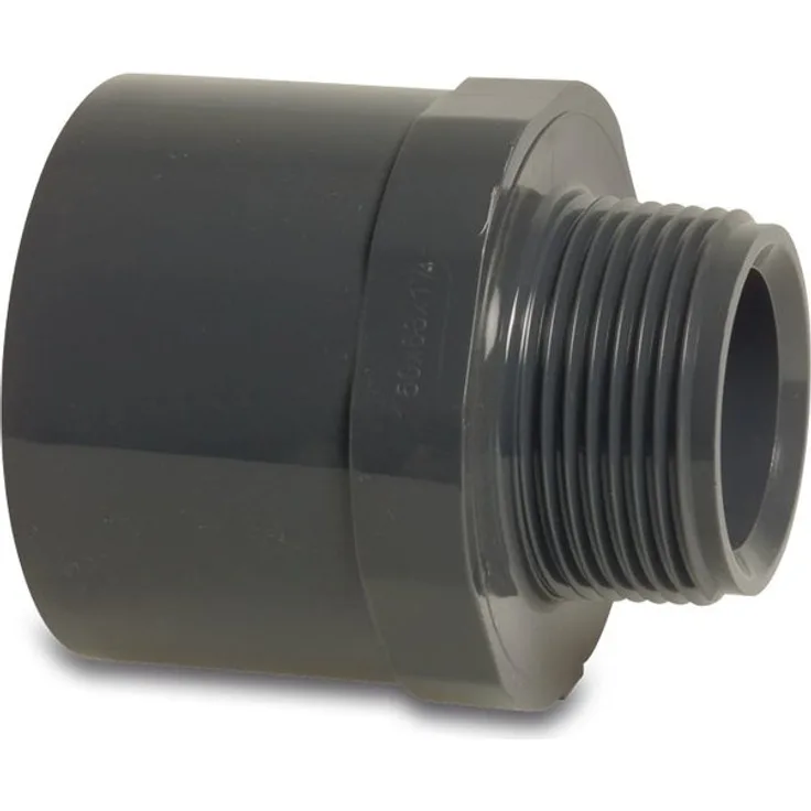 mega PVC Übergangsnippel 50/63 mm x 1 1/2