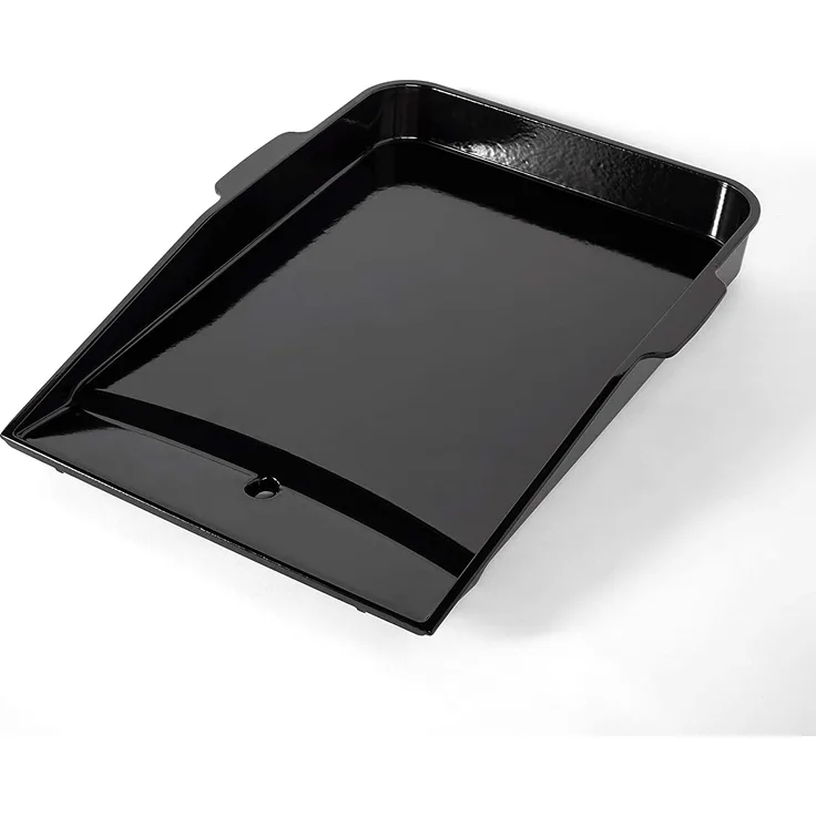 Weber 7665 Plancha Grillplatte, für Genesis II ab 300-Serie, schwarz